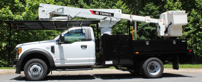 Terex LT40 rear mount aerial lift on Ford F-550 Chassis
